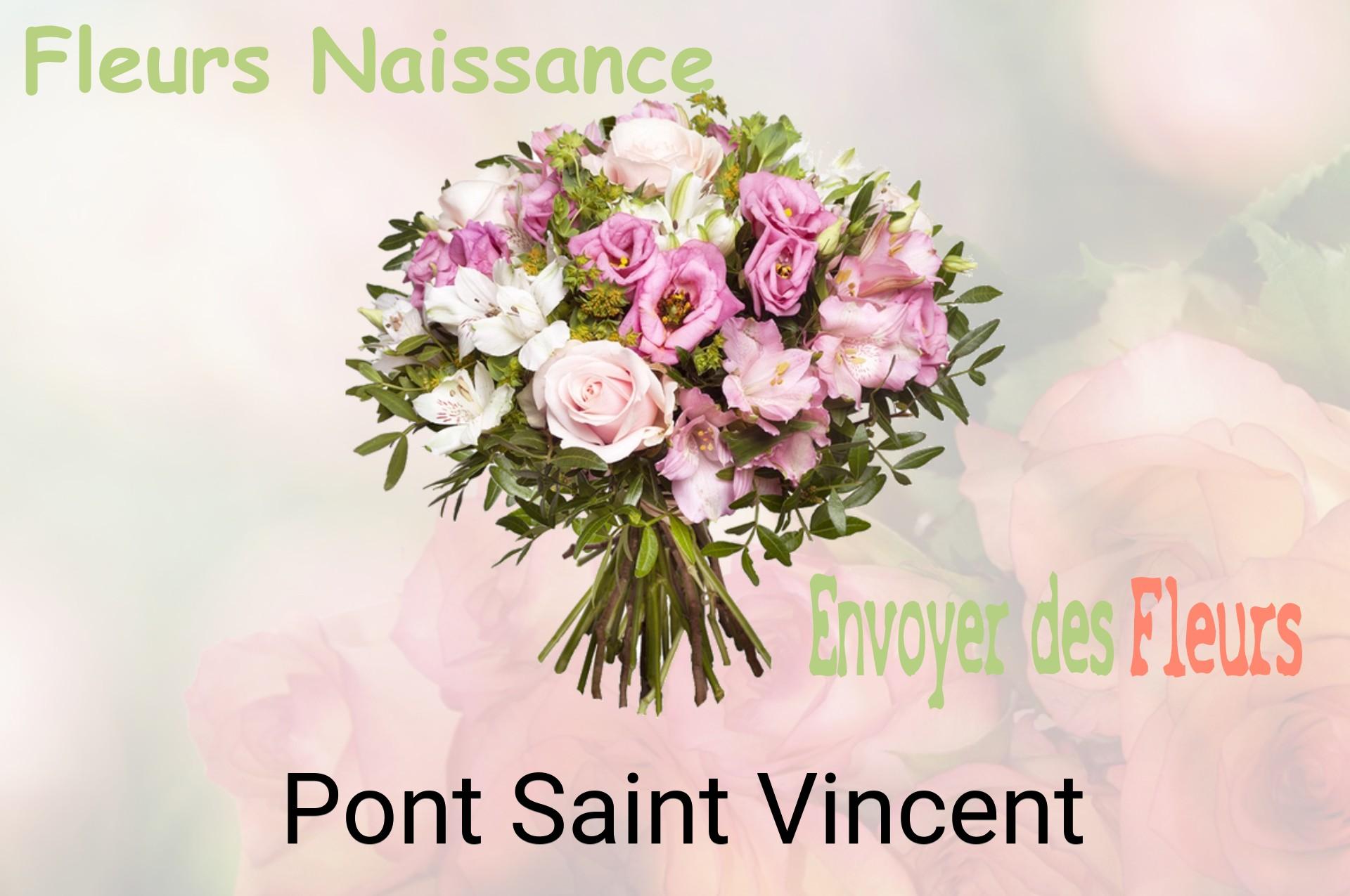 Bouquet de fleurs de naissance livré à Pont-Saint-Vincent